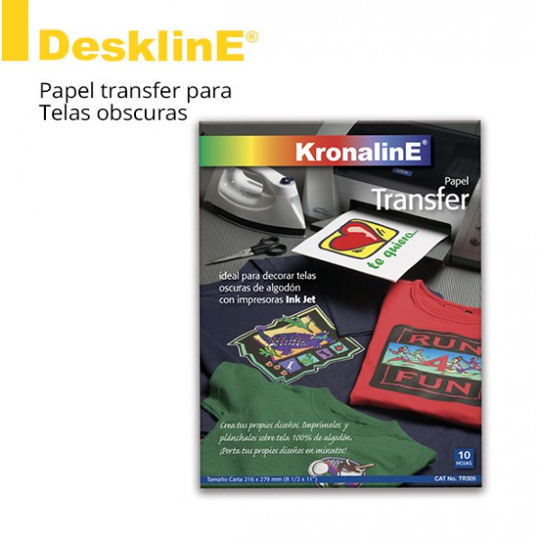 DesignTec - Papel transfer para telas oscuras OBM 5.4, caja de 50 hojas A3