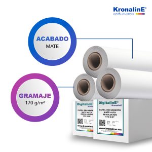 BJ317 PAPEL RECUBIERTO MATE ALTA RESOLUCIÓN 170 g/m²  m2