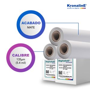 BJ335 PAPEL RECUBIERTO MATE ALTA RESOLUCIÓN  27 lbs  m2