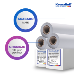 SUTC47  PAPEL PROFESIONAL PARA SUBLIMACION SECADO RAPIDO CON TACK 1.62 x 1000 m RL