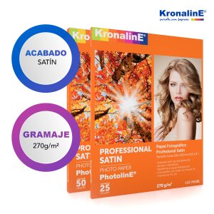PH380-B  Professional Photo Paper Satin 10 MIL HOJAS TAMAÑO CARTA 0.216x 0.279m / (8.5"x11") Paq. C/500 hjs