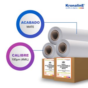 VSMT05 VINYL AUTOADHERIBLE STANDARD MATE 4 MIL N3" 1.27 x 50 m RL