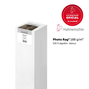 10640250  PAPEL PHOTO RAG (188 gsm, 100% Cotton, white) 24" x 12 m