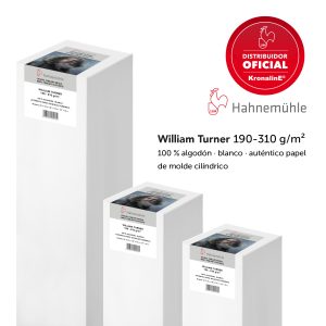 10640128  PAPEL WILLIM TURNER 190 gsm (100% Cotton, white) 36" X 12 m