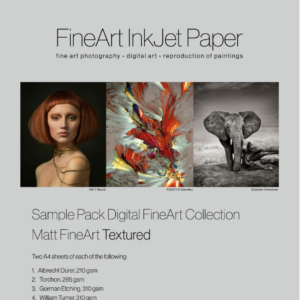 10640304 Hahnemühle Sample Pack Matt FineArt Textured