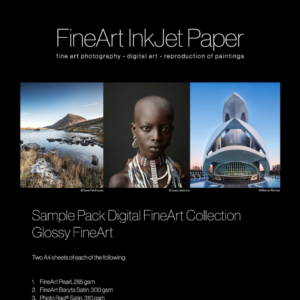 10603068 Hahnemühle Sample Pack Glossy FineArt A4