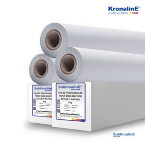 SUBL203 PAPEL PROFESIONAL PARA SUBLIMACIÓN SECADO RÁPIDO 30g N3" 1.62 x 500 m RL